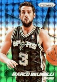 2014-15 Panini Prizm - Prizms Blue and Green Mosaic #98 Marco Belinelli Front
