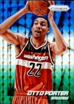 2014-15 Panini Prizm - Prizms Blue and Green Mosaic #100 Otto Porter Front