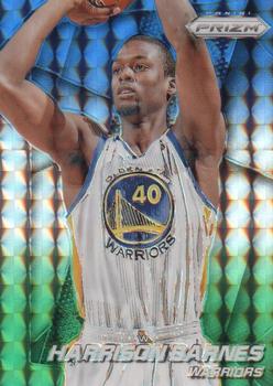 2014-15 Panini Prizm - Prizms Blue and Green Mosaic #113 Harrison Barnes Front