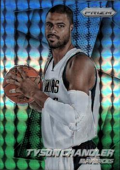 2014-15 Panini Prizm - Prizms Blue and Green Mosaic #114 Tyson Chandler Front