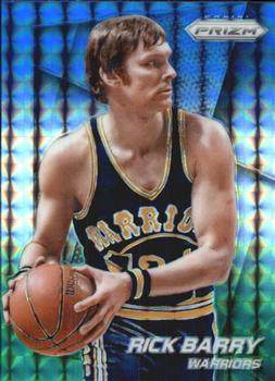 2014-15 Panini Prizm - Prizms Blue and Green Mosaic #159 Rick Barry Front