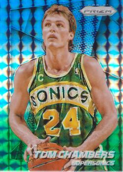 2014-15 Panini Prizm - Prizms Blue and Green Mosaic #171 Tom Chambers Front