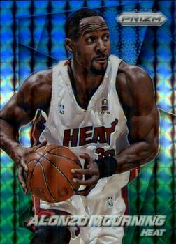 2014-15 Panini Prizm - Prizms Blue and Green Mosaic #193 Alonzo Mourning Front