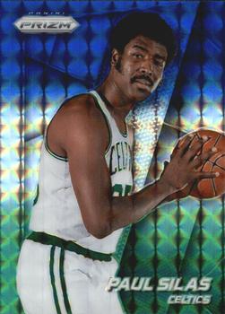 2014-15 Panini Prizm - Prizms Blue and Green Mosaic #206 Paul Silas Front