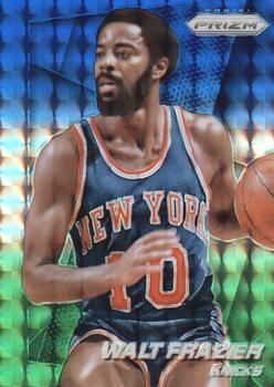 2014-15 Panini Prizm - Prizms Blue and Green Mosaic #210 Walt Frazier Front