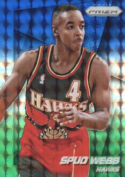 2014-15 Panini Prizm - Prizms Blue and Green Mosaic #247 Spud Webb Front
