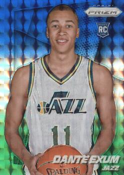 2014-15 Panini Prizm - Prizms Blue and Green Mosaic #255 Dante Exum Front