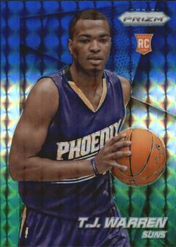 2014-15 Panini Prizm - Prizms Blue and Green Mosaic #263 T.J. Warren Front