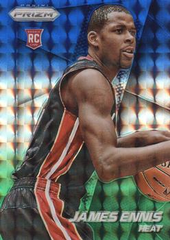 2014-15 Panini Prizm - Prizms Blue and Green Mosaic #274 James Ennis Front