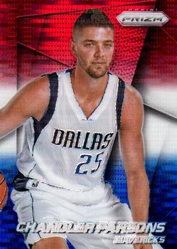 2014-15 Panini Prizm - Prizms Red White and Blue Pulsar #99 Chandler Parsons Front