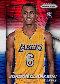 2014-15 Panini Prizm - Prizms Red White and Blue Pulsar #287 Jordan Clarkson Front