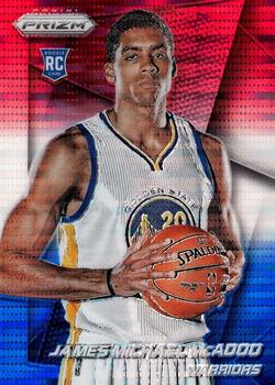 2014-15 Panini Prizm - Prizms Red White and Blue Pulsar #296 James Michael McAdoo Front