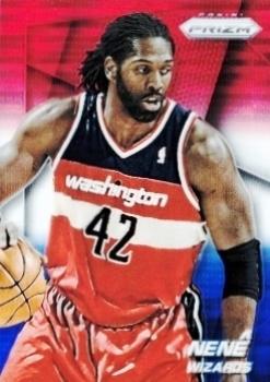 2014-15 Panini Prizm - Prizms Red White and Blue Pulsar #10 Nene Front