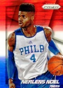 2014-15 Panini Prizm - Prizms Red White and Blue Pulsar #20 Nerlens Noel Front