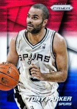 2014-15 Panini Prizm - Prizms Red White and Blue Pulsar #64 Tony Parker Front