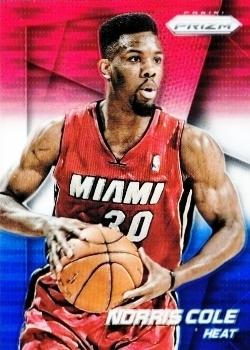 2014-15 Panini Prizm - Prizms Red White and Blue Pulsar #80 Norris Cole Front