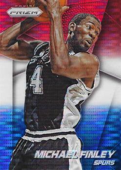 2014-15 Panini Prizm - Prizms Red White and Blue Pulsar #243 Michael Finley Front