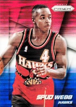 2014-15 Panini Prizm - Prizms Red White and Blue Pulsar #247 Spud Webb Front