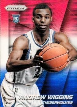 2014-15 Panini Prizm - Prizms Red White and Blue Pulsar #251 Andrew Wiggins Front