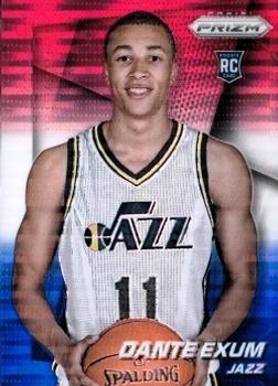 2014-15 Panini Prizm - Prizms Red White and Blue Pulsar #255 Dante Exum Front