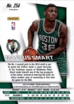2014-15 Panini Prizm - Prizms Red White and Blue Pulsar #256 Marcus Smart Back