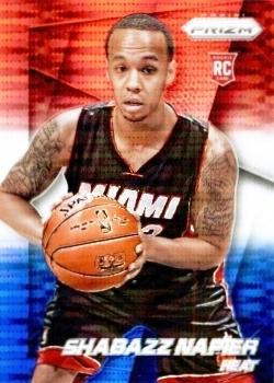 2014-15 Panini Prizm - Prizms Red White and Blue Pulsar #271 Shabazz Napier Front