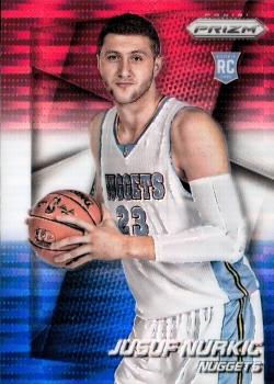 2014-15 Panini Prizm - Prizms Red White and Blue Pulsar #280 Jusuf Nurkic Front
