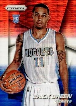 2014-15 Panini Prizm - Prizms Red White and Blue Pulsar #289 Erick Green Front