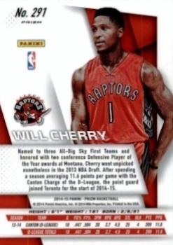 2014-15 Panini Prizm - Prizms Red White and Blue Pulsar #291 Will Cherry Back