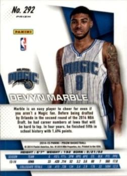 2014-15 Panini Prizm - Prizms Red White and Blue Pulsar #292 Devyn Marble Back