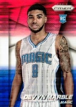 2014-15 Panini Prizm - Prizms Red White and Blue Pulsar #292 Devyn Marble Front