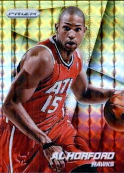 2014-15 Panini Prizm - Prizms Yellow and Red Mosaic #7 Al Horford Front