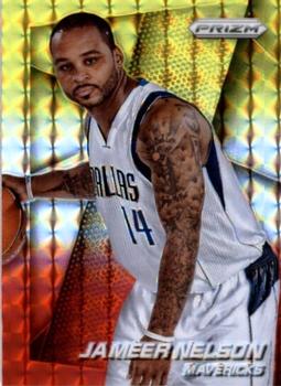 2014-15 Panini Prizm - Prizms Yellow and Red Mosaic #15 Jameer Nelson Front