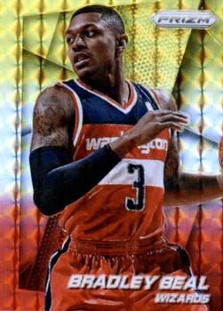 2014-15 Panini Prizm - Prizms Yellow and Red Mosaic #19 Bradley Beal Front