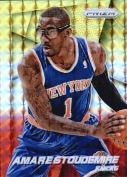 2014-15 Panini Prizm - Prizms Yellow and Red Mosaic #37 Amar'e Stoudemire Front
