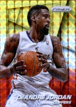 2014-15 Panini Prizm - Prizms Yellow and Red Mosaic #41 DeAndre Jordan Front