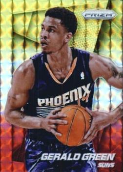 2014-15 Panini Prizm - Prizms Yellow and Red Mosaic #53 Gerald Green Front