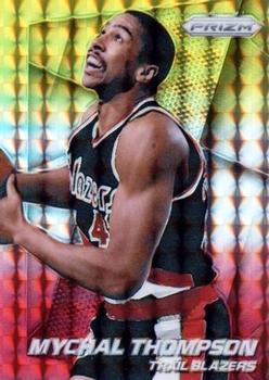 2014-15 Panini Prizm - Prizms Yellow and Red Mosaic #177 Mychal Thompson Front