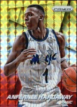 2014-15 Panini Prizm - Prizms Yellow and Red Mosaic #203 Anfernee Hardaway Front