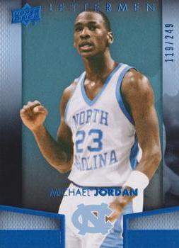 2014-15 Upper Deck Lettermen - Blue #44 Michael Jordan Front