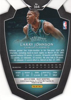 2014-15 Panini Select #164 Larry Johnson Back