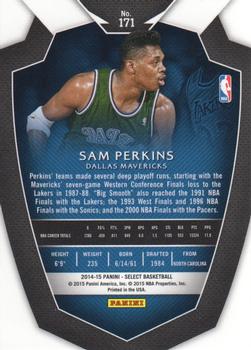 2014-15 Panini Select #171 Sam Perkins Back
