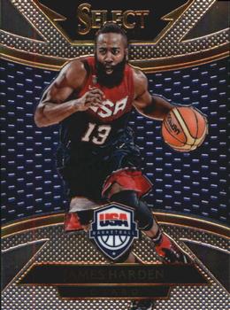 2014-15 Panini Select #214 James Harden Front