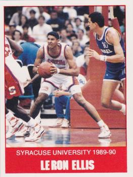 1989-90 Syracuse Orangemen #2 LeRon Ellis Front