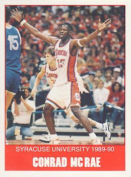 1989-90 Syracuse Orangemen #8 Conrad McRae Front