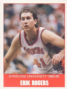 1989-90 Syracuse Orangemen #14 Erik Rogers Front