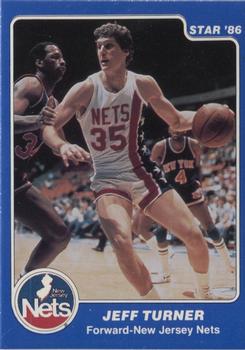 1985-86 Star Lifebuoy New Jersey Nets #12 Jeff Turner Front