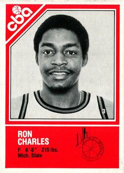 1982-83 TCMA CBA #3 Ron Charles Front