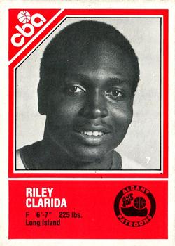 1982-83 TCMA CBA #7 Riley Clarida Front