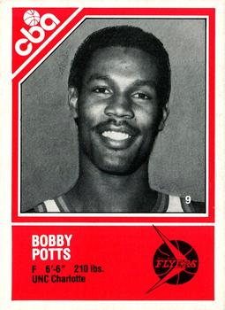 1982-83 TCMA CBA #9 Bobby Potts Front